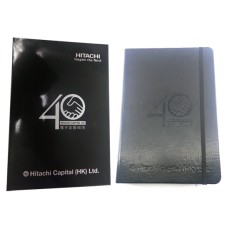 PU Hard cover notebook - Hitachi